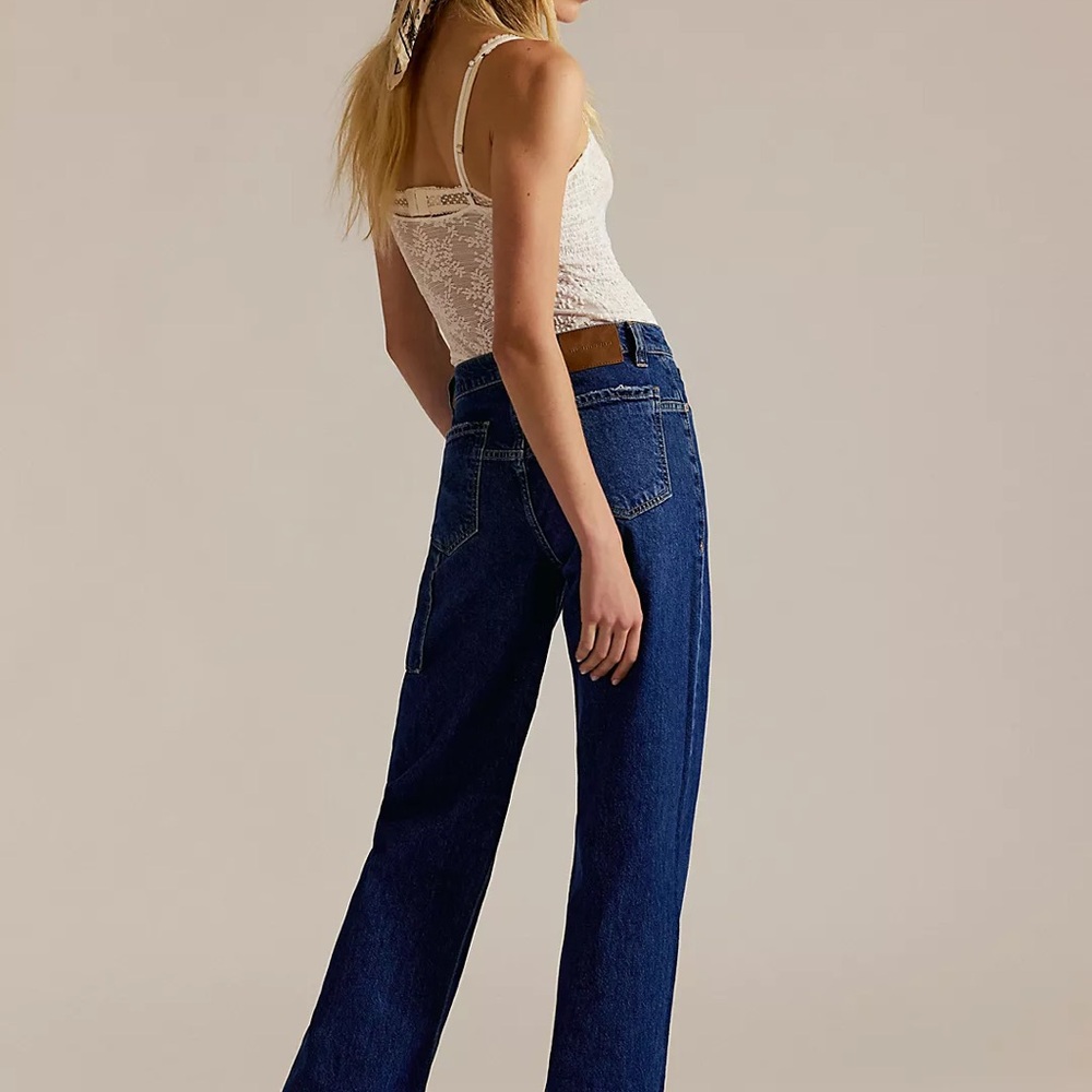 NWT Free People Tinsley Baggy High Rise Jean